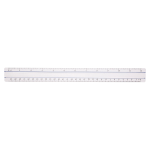 Westcott 15 Magnifying Ruler Clear Plastic - Office Depot
