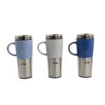 Mr. Coffee Javelin 2 Piece Double Wall Thermos And Travel Mug Gift Set Red  - Office Depot