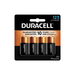 Duracell CR123A 3V Lithium Battery, 6 Count Pack, 123 3 Volt High Power Lithium  Battery, Long-Lasting for Home Safety and Security Devices, High-Intensity  Flashlights, and Home Automation - Yahoo Shopping