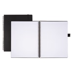 Office Depot Brand Premium Folio Notebook Junior 5 12 x 8 12 1 Subject  Narrow Ruled 120 Pages 60 Sheets Black - Office Depot