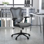 Flash Furniture Ergonomic Mesh High Back Office Chair White - Office Depot