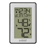 La Crosse Technology&reg; Battery-Powered LCD Wireless Digital Weather Thermometer Station With Hygrometer And Calendar