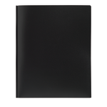 Office Depot Brand Poly 2 Pocket Portfolio With Fasteners Black ...