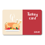 20 Turkey Card
