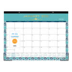 Blue Sky Monthly Desk Pad Calendar 22 X 17 Sullana January To December ...