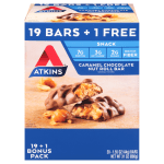 Atkins Caramel Chocolate Nut Roll Bars