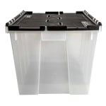Moving Boxes Akro-Mils 66486 12-Gallon Plastic Stackable Storage