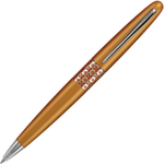 Pilot® MR Retro Pop Collection Premium Ballpoint Pen, Medium Point, 1.0 mm, Orange Barrel, Black Ink