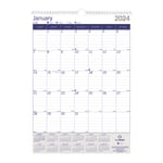 2024 Blueline DuraGlobe Monthly Wall Calendar 17 x 12 January To ...