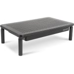 Allsop Metal Art Tri-Level Monitor Stand - Up to 27&quot; Screen Support - 30 lb Load Capacity - Powder Coated - Metal - Black