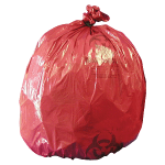 Unimed Red Biohazard Waste Bags Gallons Box Of Office Depot