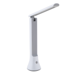Realspace&trade; Carsini 2-in-1 LED Flip-Up/Torch Portable Desk Lamp With Rechargeable Battery, 10-3/4&quot;H, White