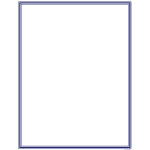Great Papers Letterhead Stationery Navy Border