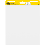 Post-it&reg; Super Sticky Easel Pads, 25 in x 30 in, 1 Pad, 30 Sheets/Pad, Great for Virtual Teachers and Students, White