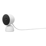 Google&trade; Nest Indoor Wired Camera, White