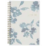 2025-2026 Blue Sky Weekly/Monthly Academic Planner, 5&quot; x 8&quot;, Bakah Blue Frosted, July 2025 To June 2026, 131969