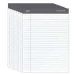 Basics Narrow Ruled 5 x 8-Inch Writing Pad - White (50 Sheets per Pad, 12 Pack)
