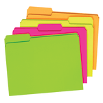 Pendaflex Glow File Folders 13 Cut