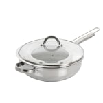 Cuisinart 6 Qt. Saute Pan with Helper Handle and Cover - Office Depot