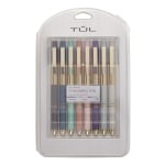 TUL Retractable Gel Pens, Bullet Point, 0.7 mm, Gray Barrel, Assorted  Standard And Bright Ink Colors, Pack Of 14