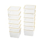 Akro Mils Plastic 26 Drawer Stackable Cabinet 20 x 6 38 x 10 1132 BlackGray  - Office Depot