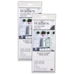 Wallies Dry Erase Rectangle Labels White