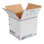 United States Post Office Shipping Box 12 x 12 x 5 12 White - Office Depot