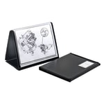 Lion Flip N Tell Display Book N Easel 8 12 x 11 40percent Recycled Black -  Office Depot
