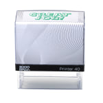 Custom 2000 Plus PrintPro Self Inking Date Stamp Heavy Duty 2860DRectangle  1 1316 x 2 1116 70percent Recycled 1 Or 2 Color - Office Depot