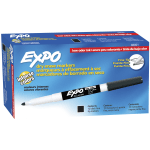 EXPO 2003894 Low Odor Dry Erase Markers, Ultra Fine Tip - Office Pack,  Black, 36/Pack 