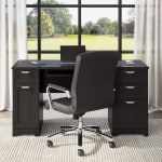 Sauder Edge Water 59 W Computer Desk Estate Black - Office Depot