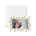 Custom Photo Holiday Cards With Envelopes 7 x 5 Happy New Year Box Of 25  Cards - Office Depot