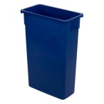 Carlisle TrimLine Rectangle Waste Container, 23 Gal, Plastic