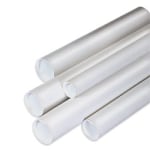 Partners Brand Kraft Mailing Tubes With Plastic Endcaps 3 X 30 Pack Of 24 - Office Depot