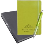 Custom Hot Stamp Techno Journal & Ultima Softex Pen Set