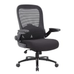 ALPHA HOME Ergonomic Fabric Mid Back Office Task Chair With Lumbar Support  Black - Office Depot