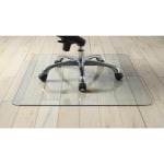 Plush Carpet Chair Mat with Lip - 36 x 48, Clear - ULINE - H-3366