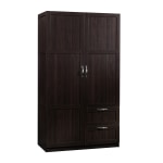 Sauder Select 40 Wide Wardrobe Storage Cabinet, Highland Oak Finish 