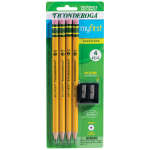 Ticonderoga Beginners Elementary Untipped Wood Pencils HB Lead Pack of 12 -  Office Depot