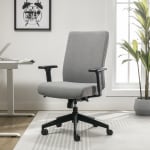 Serta Commercial Eco 2000 Ergonomic Fabric Mid Back Task Chair Gray ...