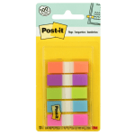 Post it Notes Mini Flags With Dispenser 20 Flags Per Pad Pack Of 5 Pads -  Office Depot