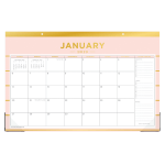 Blue Sky Day Designer Monthly Desk Pad 17 X 11 Skinny Blush Stripe January To December 2019 Office Depot Inventory Checker Brickseek