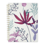 Russell & Hazel Spiral Bookcloth Notebook, A5, Pink