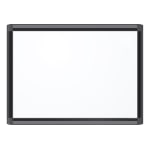 U Brands PINIT Magnetic Dry-Erase Board, Steel, 23