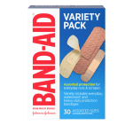Band Aid Brand Flexible Fabric Adhesive Bandages Assorted Box of 100  Bandages - Office Depot