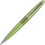 Pilot® MR Retro Pop Collection Premium Ballpoint Pen, Medium Point, 1.0 mm, Green Barrel, Black Ink
