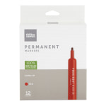 Berol By Eberhard Faber 3000 Chisel Tip Permanent Markers Black Pack Of 12  - Office Depot