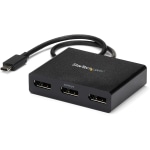 StarTech.com 3 Port USB C to DisplayPort MST Hub 4K 30Hz DisplayPort ...