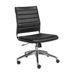 Eurostyle Axel Armless Faux Leather Low