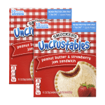 Smuckers Uncrustables Peanut Butter Strawberry Sandwiches